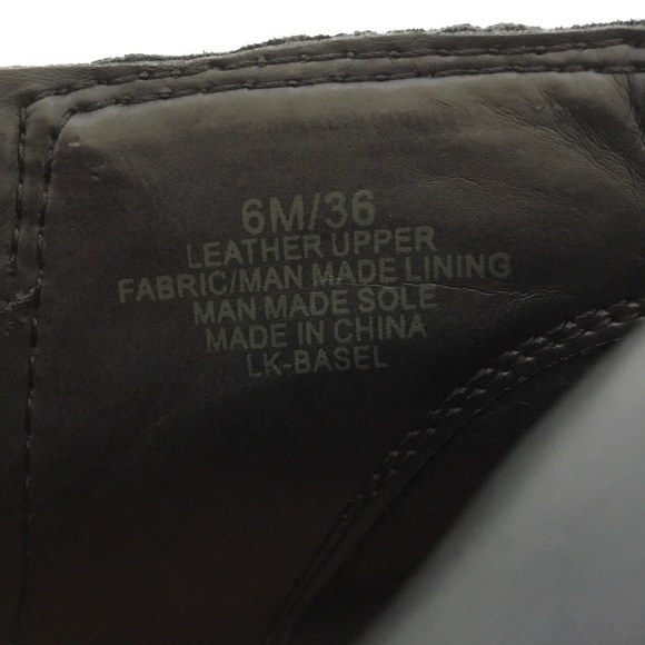 Lucky Brand Size 6 “Basel” Booties Leather Black Witchy Boho - Picture 9 of 12